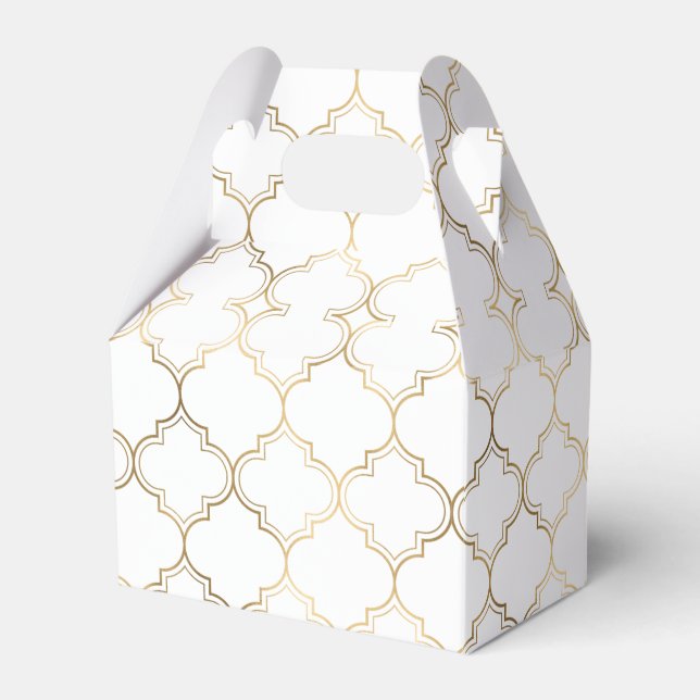 Ballotins Motifs Motifs géométriques islamiques dorés (Verso)