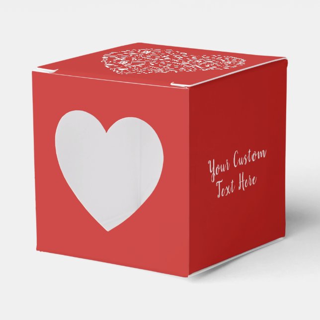 Ballotins Musical Heart personnalisé texte et ballotin coule (Verso)
