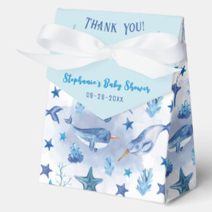 Ballotins Narwhal Under the Sea Baby shower Ballotin