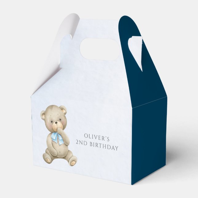 Ballotins N'importe quel âge l'ours en peluche garçon annive (Verso)
