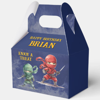 Ballotins Ninja Warrior Birthday Party 5"w x 3"l x 6.5"h