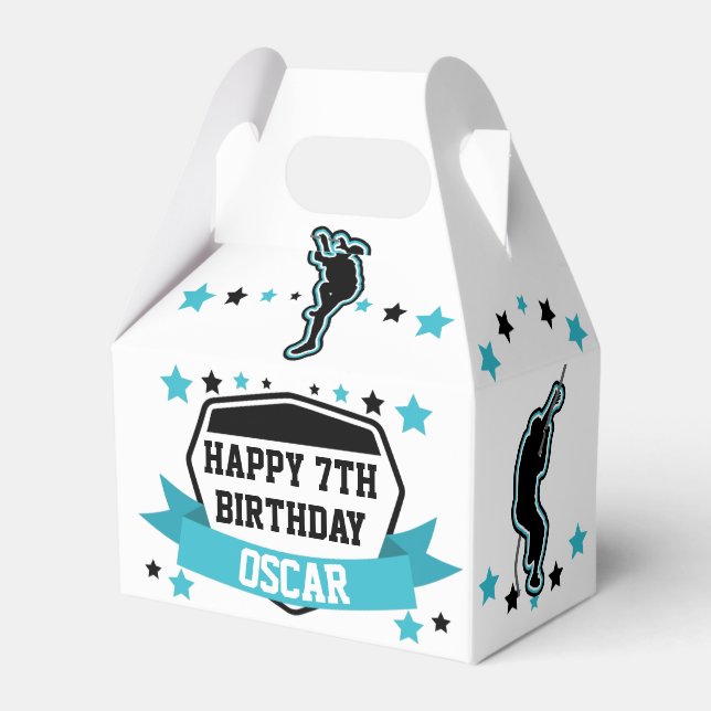 Ballotins Ninja Warrior Boys Birthday Favour Box (Verso)