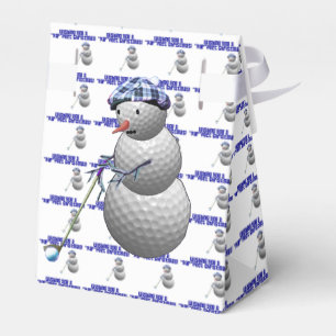 Ballotins Noël à la balle de golf de Snowman