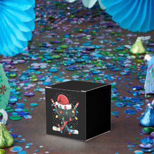 Ballotins Noël Hockey Xmas Père Noël Sports Chapeau Balle 