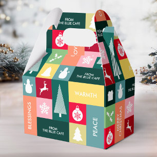 Ballotins Noël Joyeuses Fêtes Moderne Nom d'entreprise