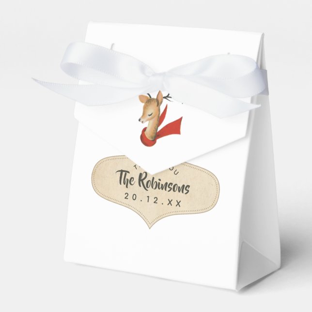 Ballotins Noël Retro Vintage Reindee (Verso)