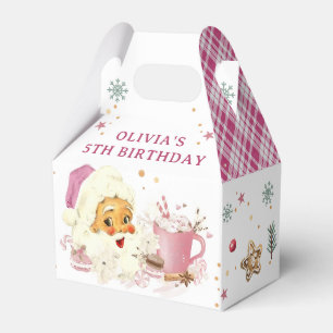 Ballotins Noël rose Père Noël Cookie Noël Anniversaire