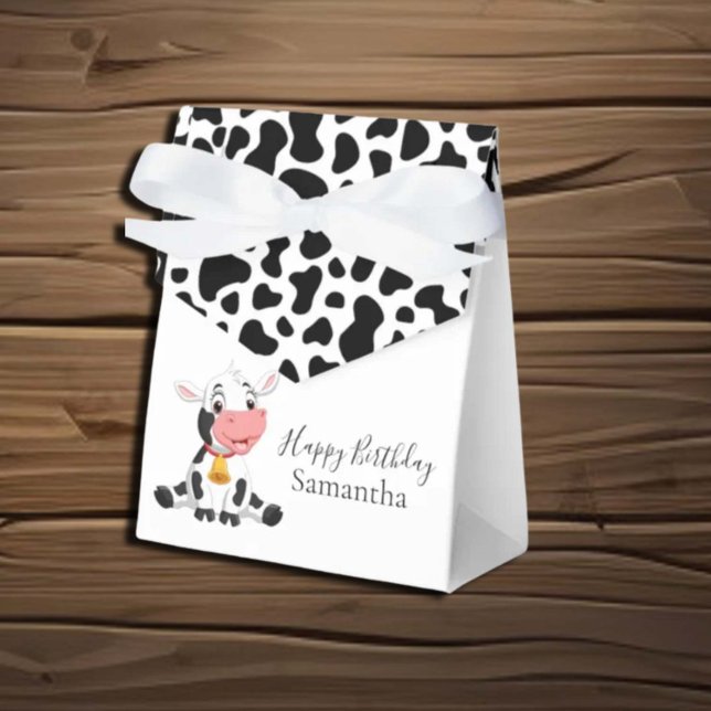 Ballotins Noir et blanc Joyeux anniversaire Ballotin de vach (Créateur téléchargé)