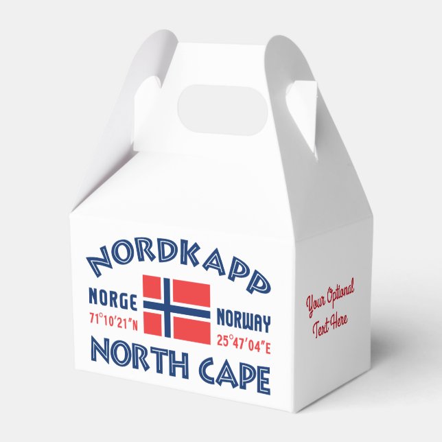 Ballotins NORDKAPP Norvège ballotin personnalisé (Verso)