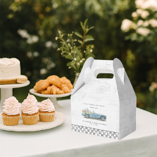 Ballotins Nos Réservoirs Sont Plein Baby shower Voiture Vint