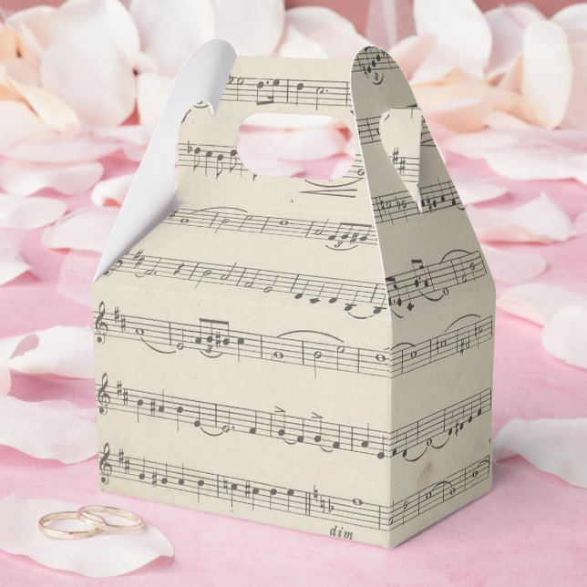 Ballotins Note de musique vintage (Mariage)