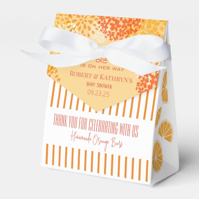 Ballotins "Notre Lil Cutie" Baby shower Faveur personnalisée (Verso)