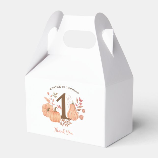 Ballotins Notre petit Citrouille automne premier anniversair (Verso)