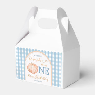 Ballotins Notre petit Citrouille Boho Blue En vichy 1er anni