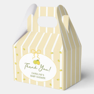 Ballotins Nous avons hâte de vous presser Baby Shower Citron