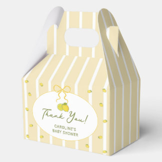 Ballotins Nous avons hâte de vous presser Baby Shower Citron