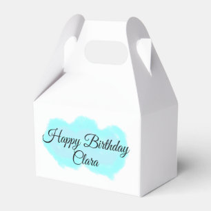 Ballotins Nuages bleu vert pastel heureux anniversaire enfan