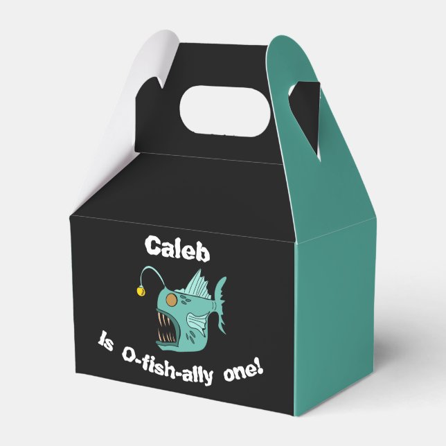 Ballotins Ocean Theme Boys Anniversaire Anglerfish O-fish-al (Verso)