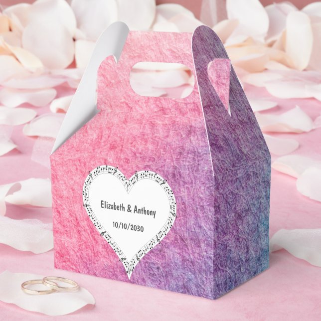 Ballotins Ode à l'Amour Boîtes de faveur par le poète Adiela (Mariage)