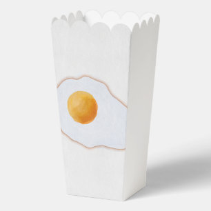Ballotins Œuvre d'art minimaliste de l'œuf frit à l'aquarell