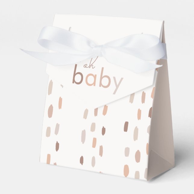 Ballotins Oh Baby Genre Neutre Baby shower moderne (Verso)