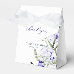 Ballotins Ombre Royal Blue Ivory Floral Mariage