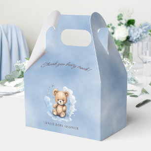 Ballotins On peut attendre avant Pastel Baby shower Bleu Gab