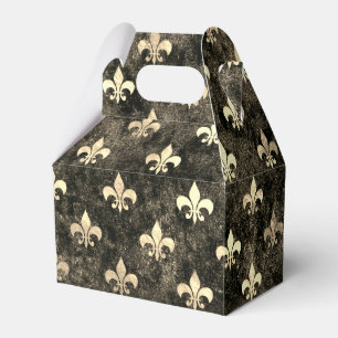 Ballotins Or fantaisie sur Fleur de Lis Brown