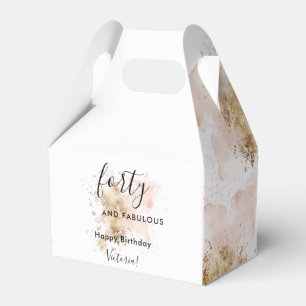 Ballotins Or rose Quarante Et Fabuleux Nom 40e Anniversaire