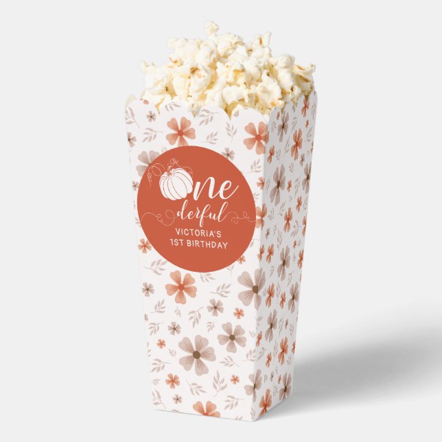 BALLOTINS ORANGE BOW & ARCH FALL PUMPKIN FLOWERS BIRTHDAY (Sauté)