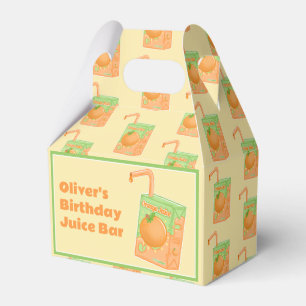 Ballotins Orange Juice Box fête d'anniversaire