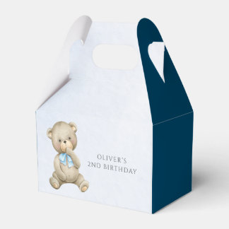 Ballotins Ours en peluche garçon anniversaire tout âge 