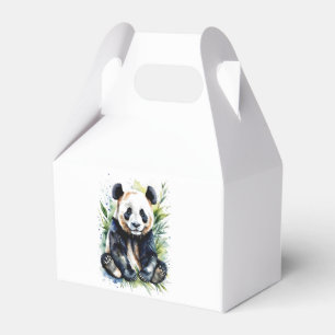 Ballotins Ours panda aquarelle magnifique 