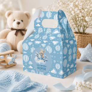 Ballotins Ourson Mignon Avion Bleu Le Temps Passe Un 1er Ann
