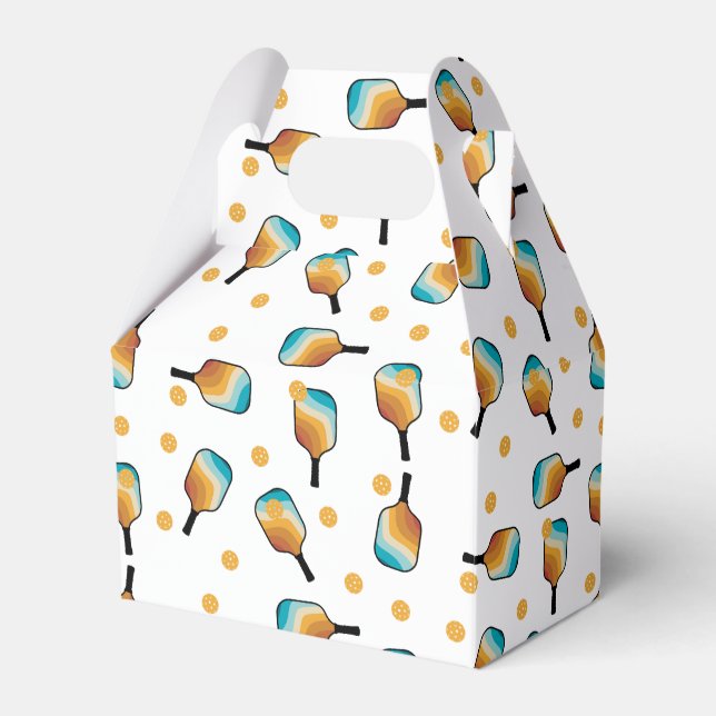 Ballotins Pagaies de Pickleball Retro et Motif de Ball (Verso)