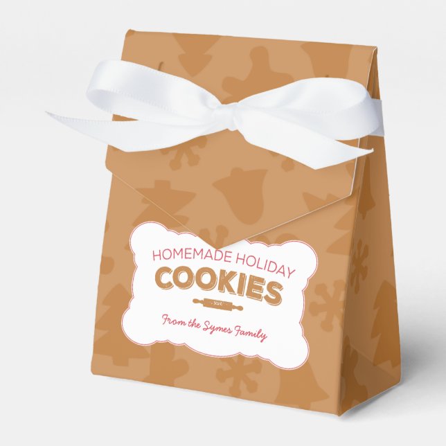 Ballotins Pain d'épices Noël Cookies Boîte de traitement (Verso)