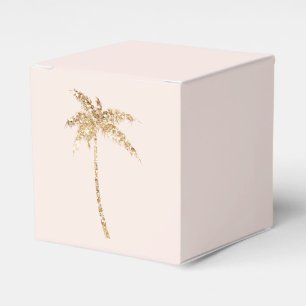 Ballotins Palmier Tropical Parties scintillant Or