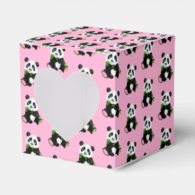 Ballotins Panda Bear Party Favoriser Box (Verso)