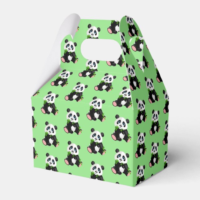 Ballotins Panda Bear Party Favoriser Box (Verso)