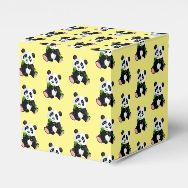 Ballotins Panda Bear Party Favoriser Box (Verso)