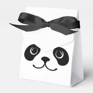 Ballotins Panda Noir Et Blanc Cute Visage Animal Design