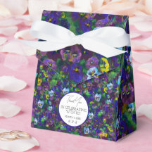 Pansies [violet] Tente cadeau spéciale W/ étiquett