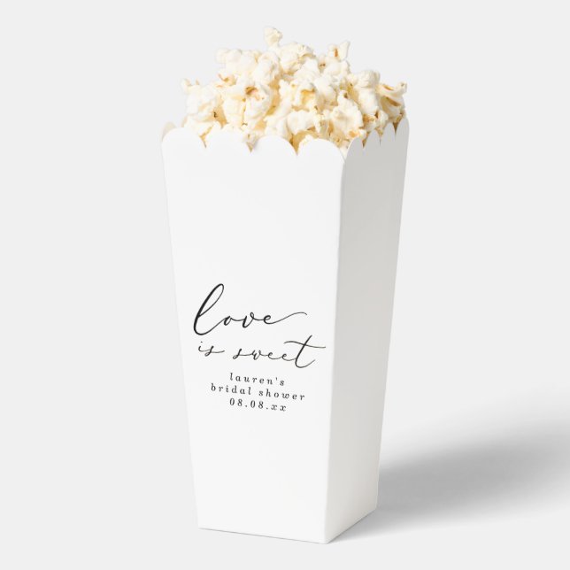 Ballotins Papier à lettres Amour est doux Popcorn de Fête de (Sauté)