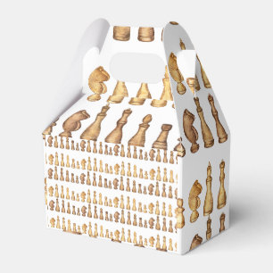 Ballotins papier d'emballage motif d'échecs