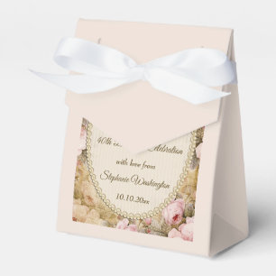 Ballotins Papillon Rose vintage, Notes de musique Merci