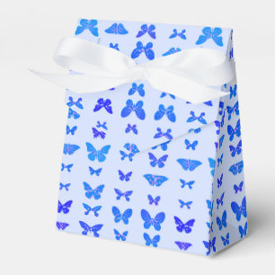 Ballotins Papillons, bleu cobalt, arrière - plan bleu clair