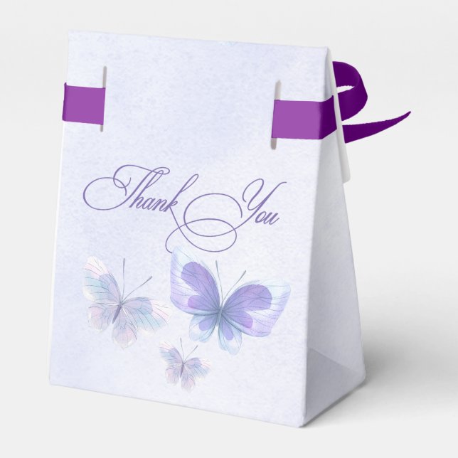Ballotins Papillons Lilac Floral Russe Quinceanera (Arrière)
