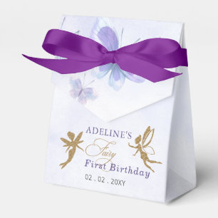 Ballotins Papillons Purple Gold Fairy Premier anniversaire