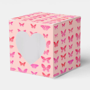 Ballotins Papillons, rose profond, rose pâle arrière - pla