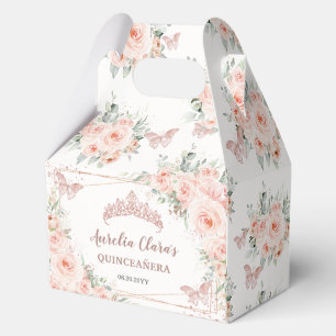 Ballotins Papillons Roses flush Quince XV Anniversaire